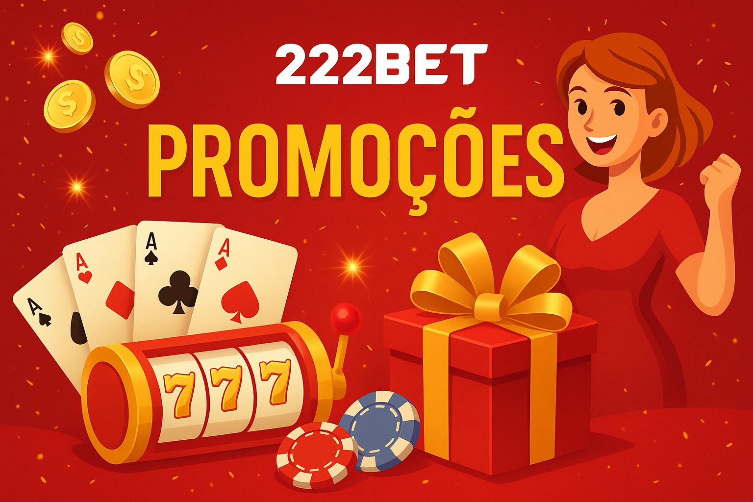 O bônus promocional 222BET é uma ótima maneira de começar sua aventura