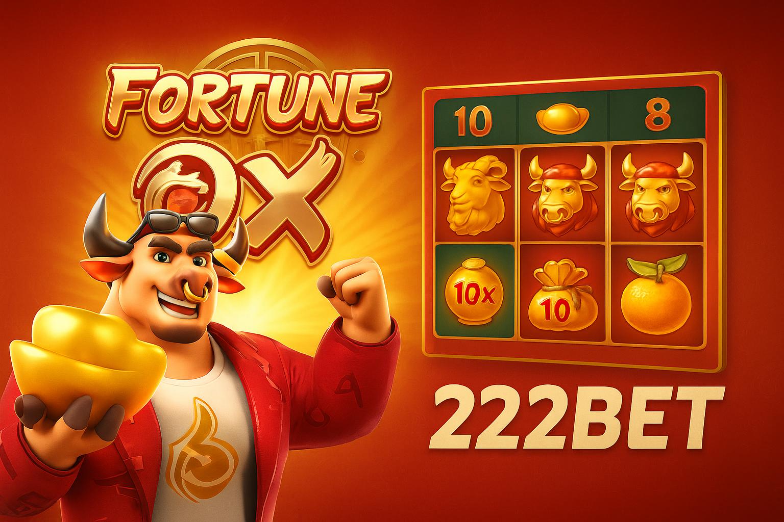 Fortune Ox no 222BET - Aposte Agora e Reivindique Seus Ganhos