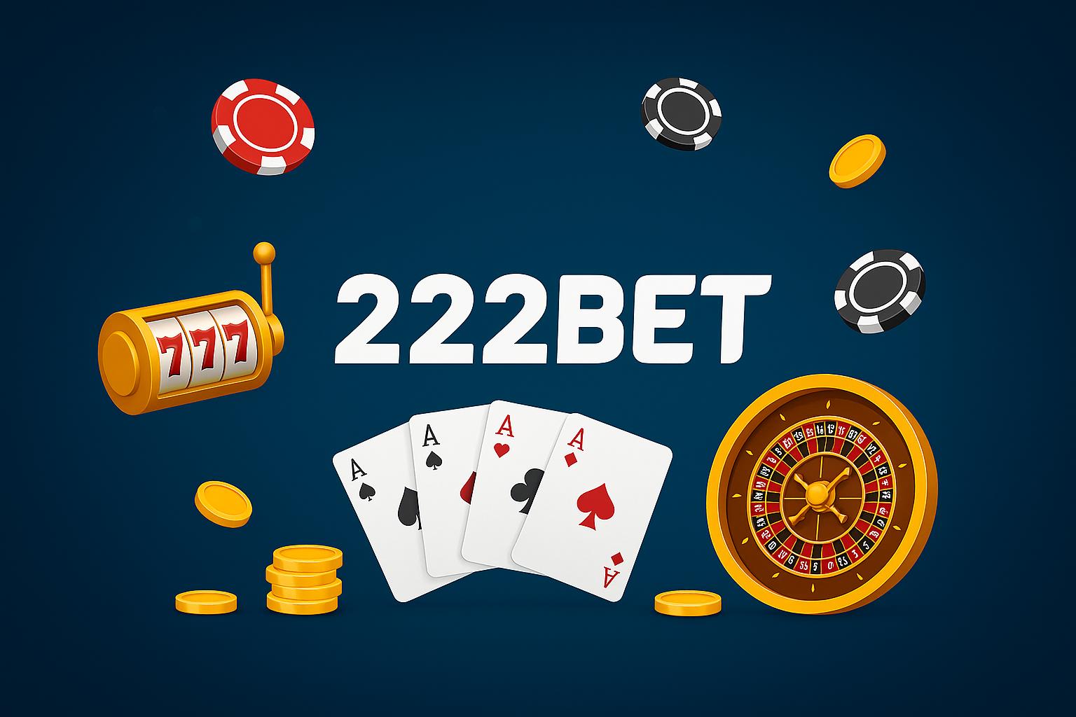 Jogos de cassino online inovadores e emocionantes na 222BET